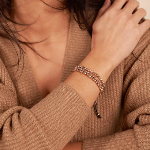 Trinité | Or rose | Bracelet Triple Rang