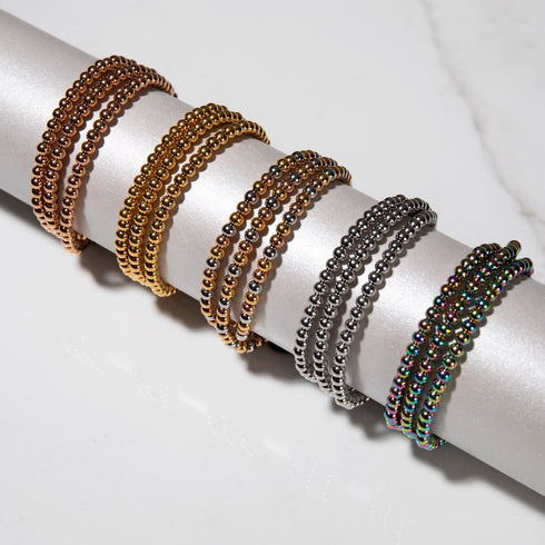Trinité | Argent | Bracelet Triple Rang