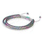 Trinity | Unicorn Silver x White | Triple Strand Bracelet