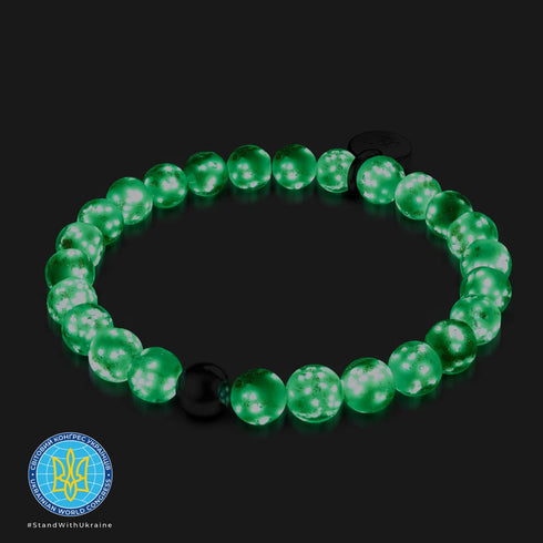 Nuit étoilée | Aide ukrainienne | Bracelet Verre Luciole