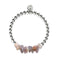 Agate du Botswana | Argent | Bracelet de pierres précieuses non taillées