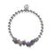 Labradorite | Silver | Uncut Gemstone Bracelet