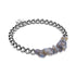 Labradorite | Argent | Bracelet de pierres précieuses non taillées