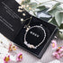 Morganite | Silver | Uncut Gemstone Bracelet