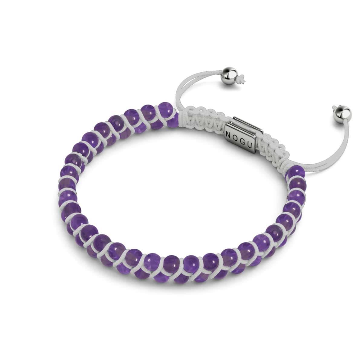 Améthyste | Argent sterling .925 | Bracelet Vitalité