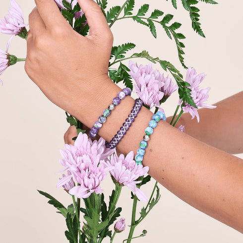 Améthyste | Argent sterling .925 | Bracelet Vitalité