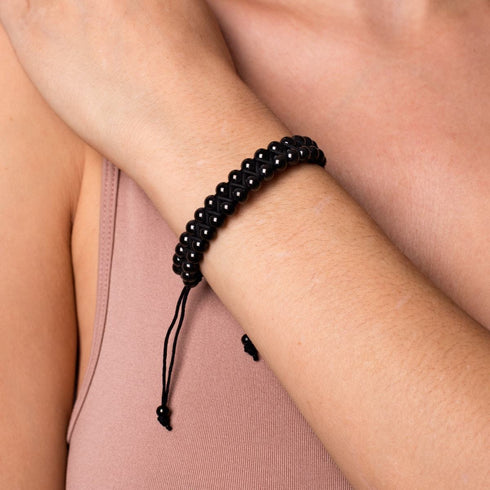 Bronze à canon | Noir | Bracelet Vitalité