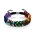 Chakra arc-en-ciel | Bracelet 7 pierres précieuses