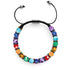 Chakra arc-en-ciel | Bracelet Geom 7 pierres précieuses | Argent