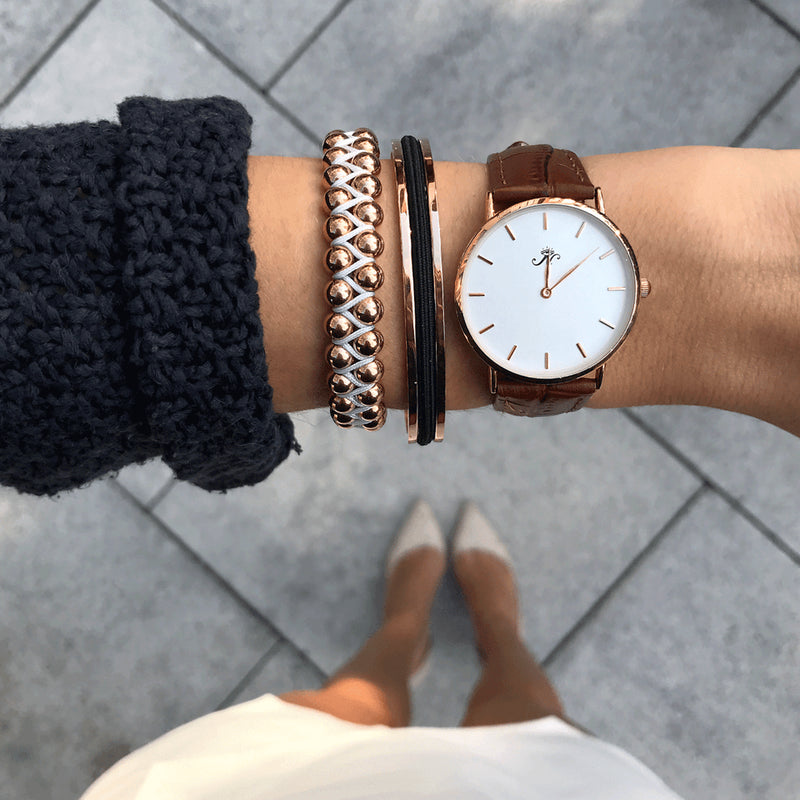 Rose Gold | White | Vitality Bracelet
