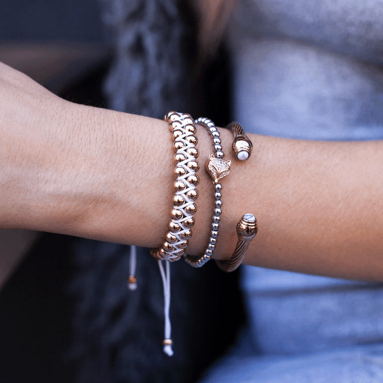Rose Gold | White | Vitality Bracelet
