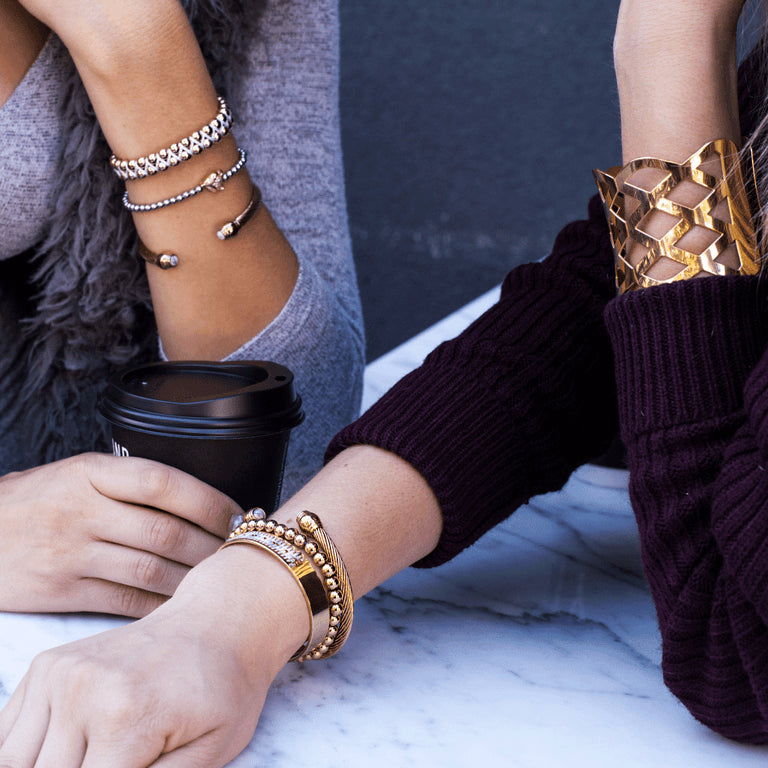 Rose Gold | White | Vitality Bracelet