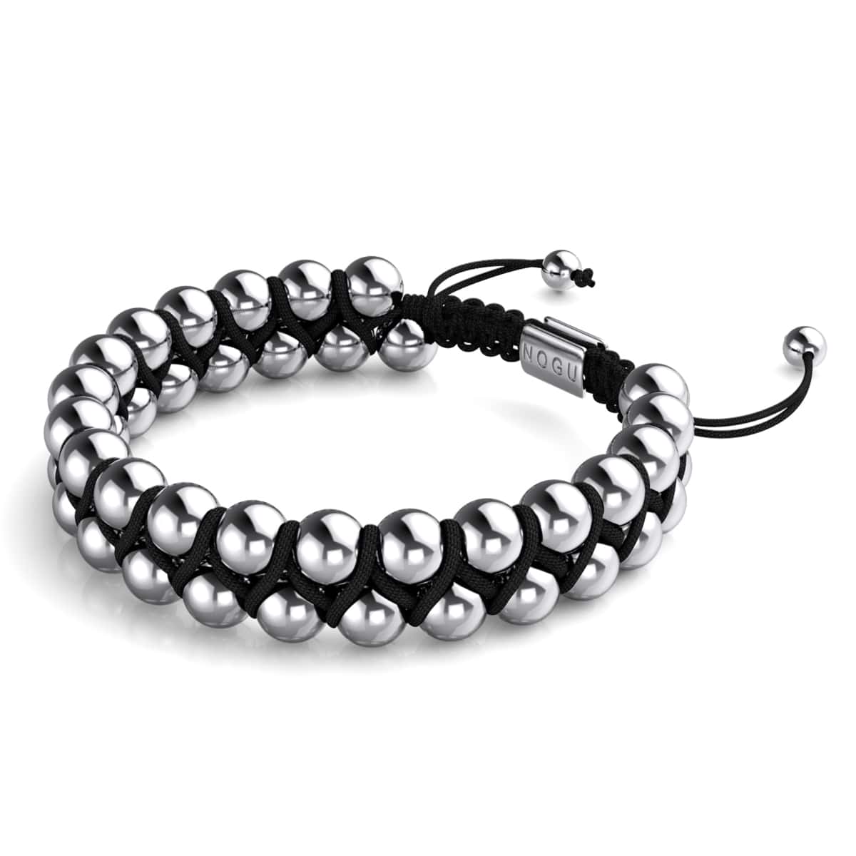 Argent | Noir | Bracelet Vitalité