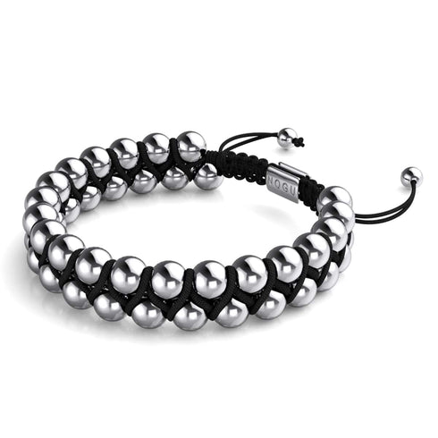 Argent | Noir | Bracelet Vitalité