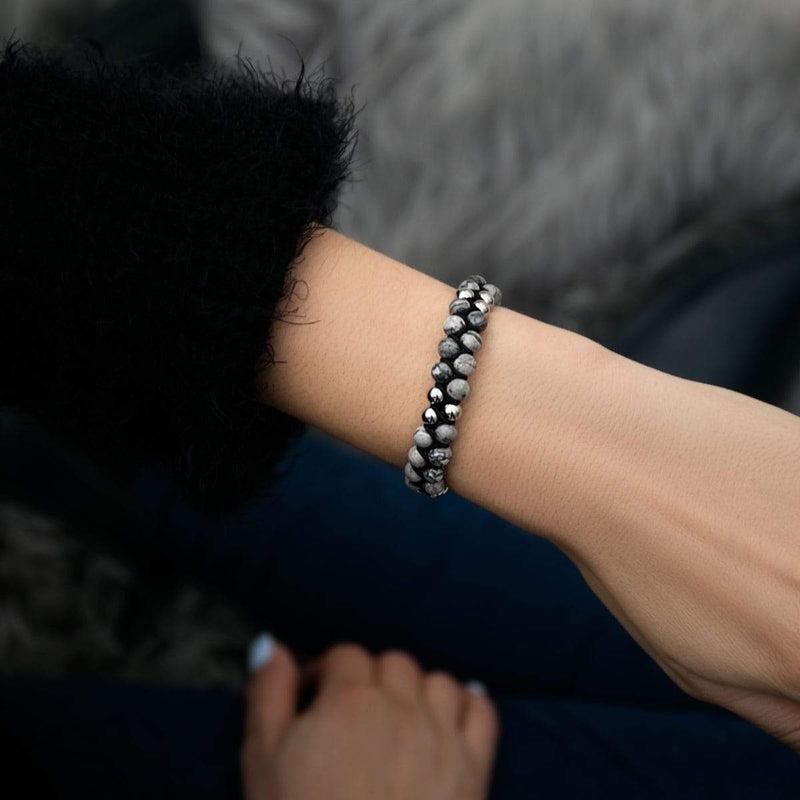 Silver | Leopard Jasper | Vitality Bracelet