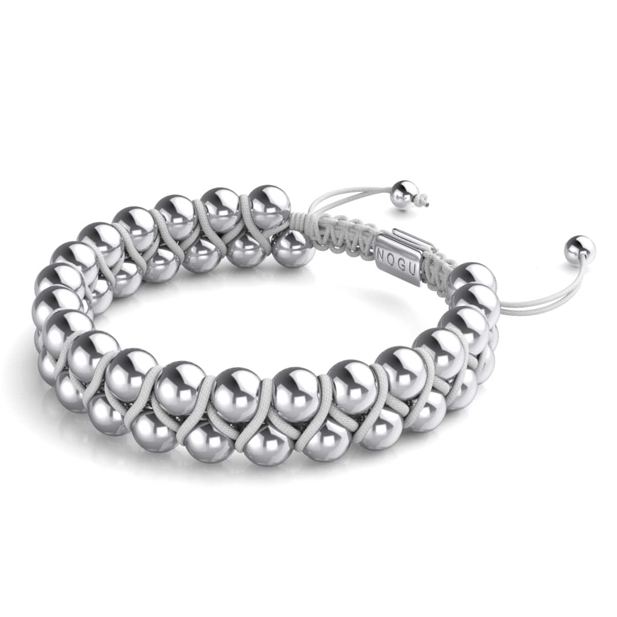 Argent | Blanc | Bracelet Vitalité