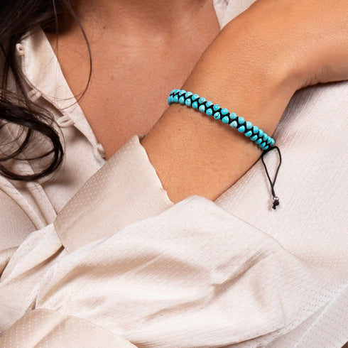 turquoise | Argent sterling .925 | Bracelet Vitalité