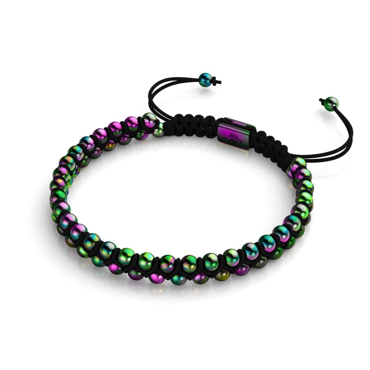 Licorne Argent | Noir | Bracelet Mini Vitalité