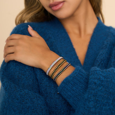 Licorne Argent | Blanc | Bracelet Mini Vitalité