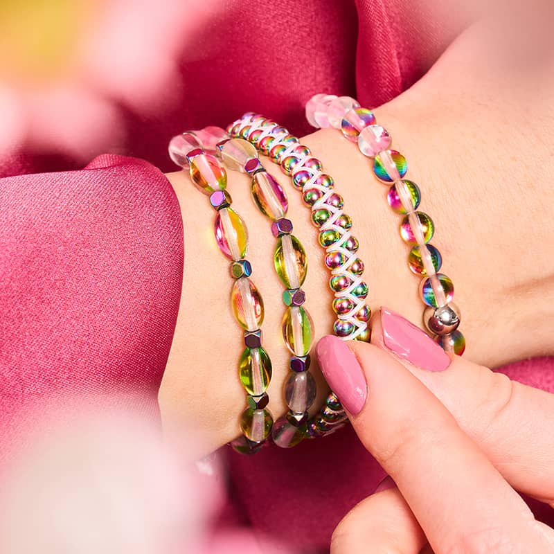 Licorne Argent | Blanc | Bracelet Mini Vitalité