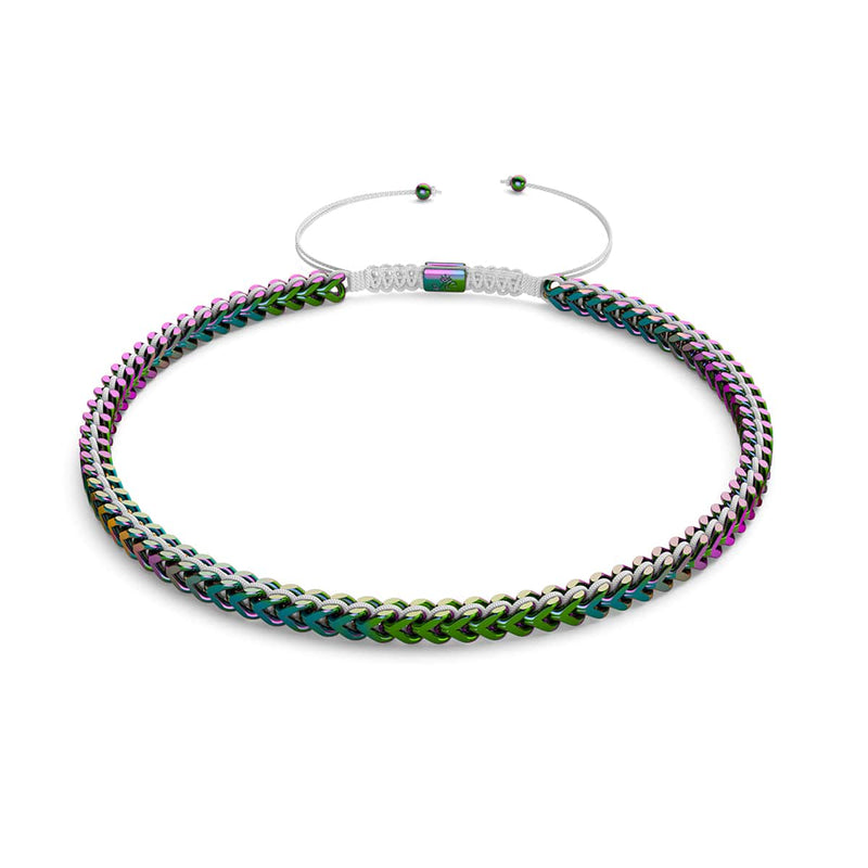 White x Unicorn Silver | Gaia Wheat Chain | Choker Necklace