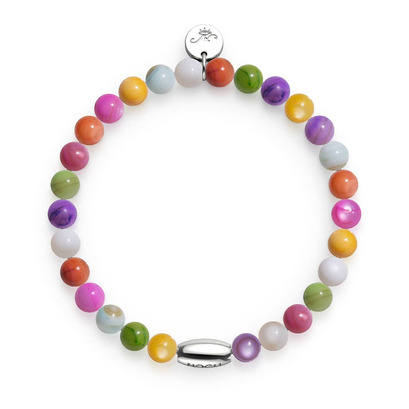 Pinata Confetti x Silver | Abalone Bracelet