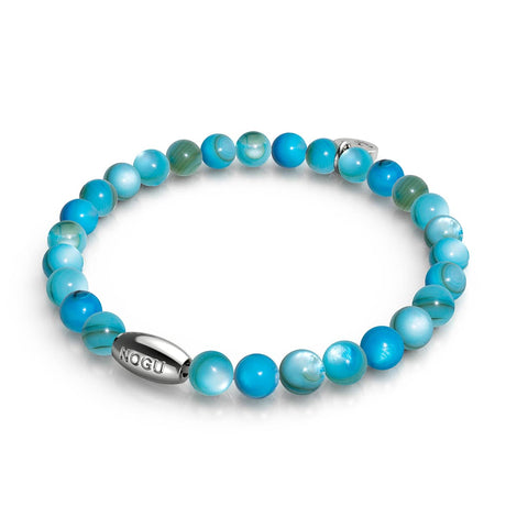 Sunlit Sky x Silver | Abalone Bracelet