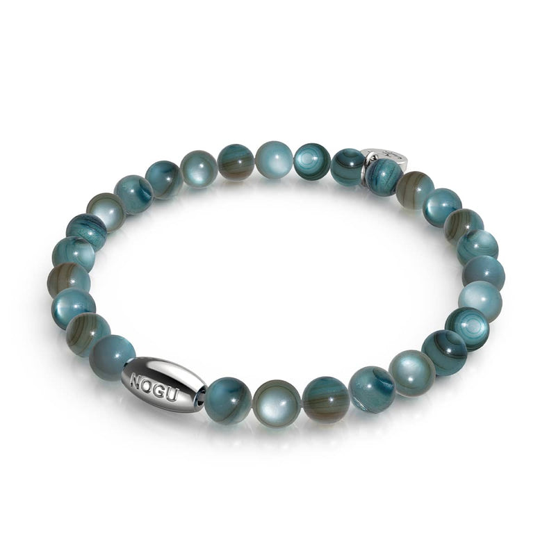 Bracelet en varech viridian x argent | Abalone