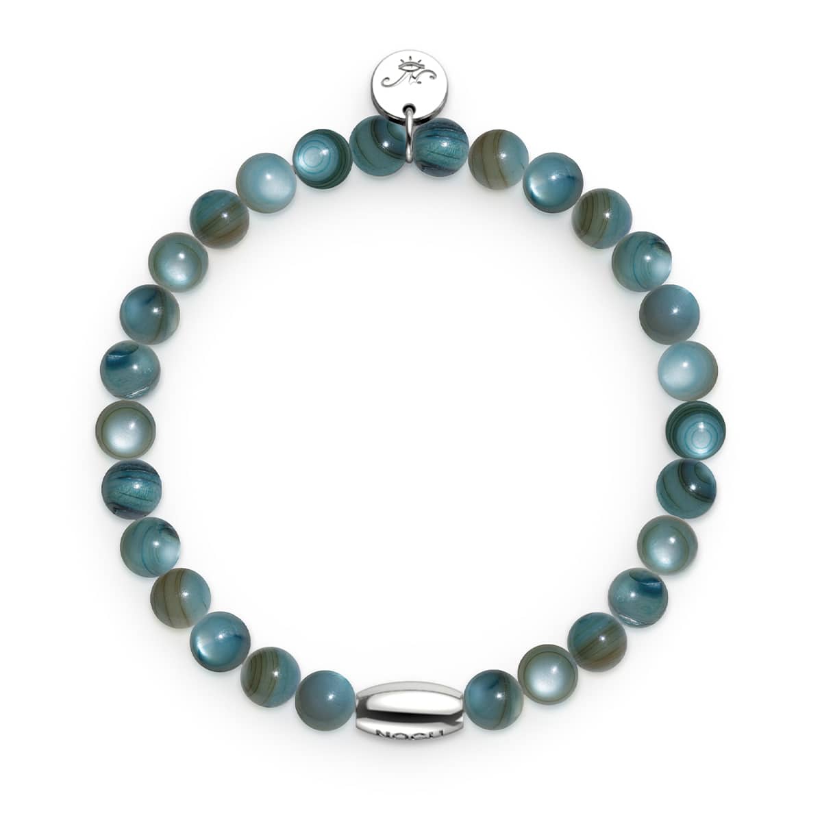 Bracelet en varech viridian x argent | Abalone