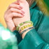 Bracelet en varech viridian x argent | Abalone