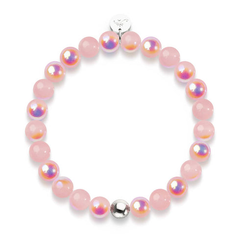 Fruit du dragon | Argent sterling 925 | Bracelet en verre à bulles