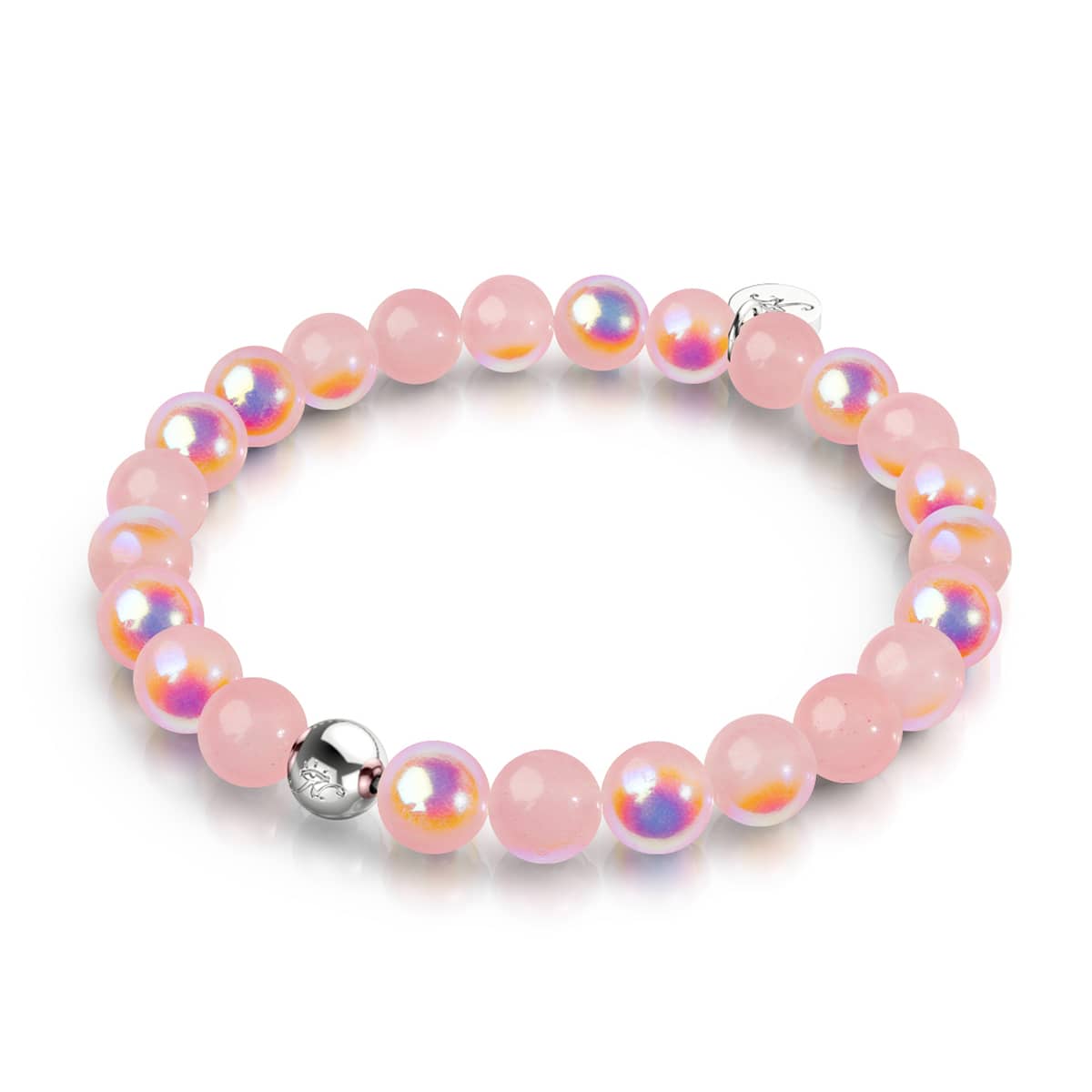 Fruit du dragon | Argent sterling 925 | Bracelet en verre à bulles