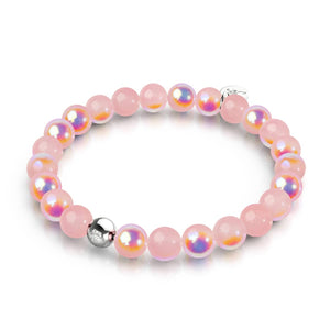 Fruit du dragon | Argent sterling 925 | Bracelet en verre à bulles