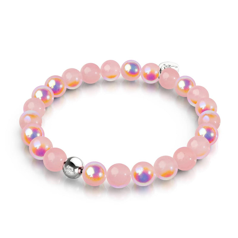 Dragon Fruit | .925 Sterling Silver | Bubble Glass Bracelet