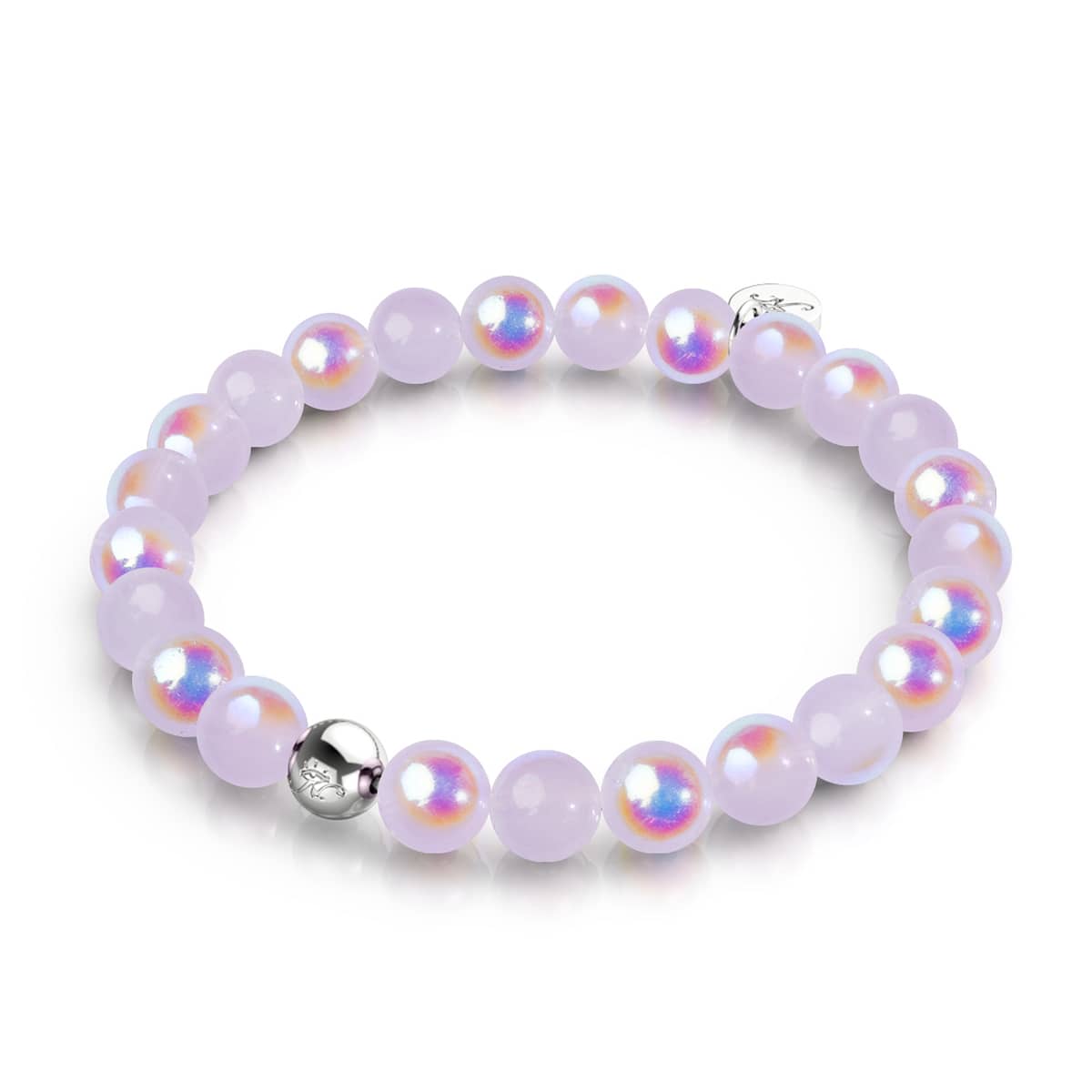 Groseille à maquereau | Argent sterling 925 | Bracelet en verre à bulles