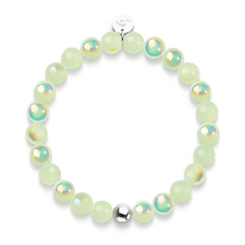 Key Lime | Bracelet en argent sterling 925 | Verre à bulles
