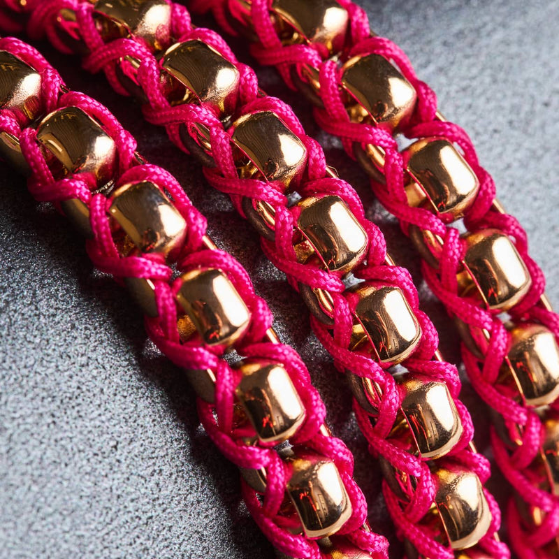 Magenta x Rose Gold | Catena Links Bracelet
