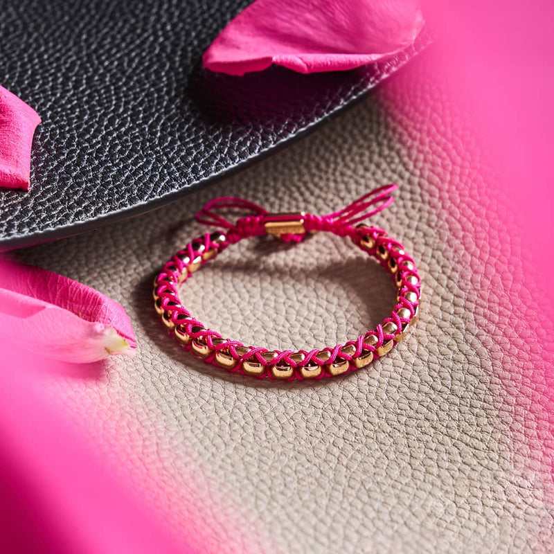 Magenta x Rose Gold | Catena Links Bracelet