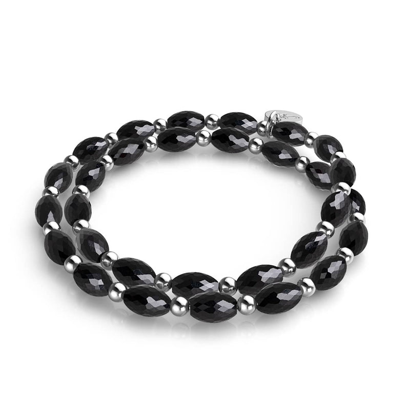 Dragonglass | Enveloppe en cristal noir x argent