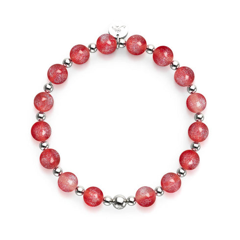 Bracelet en velours rouge | Dreamscape Opal