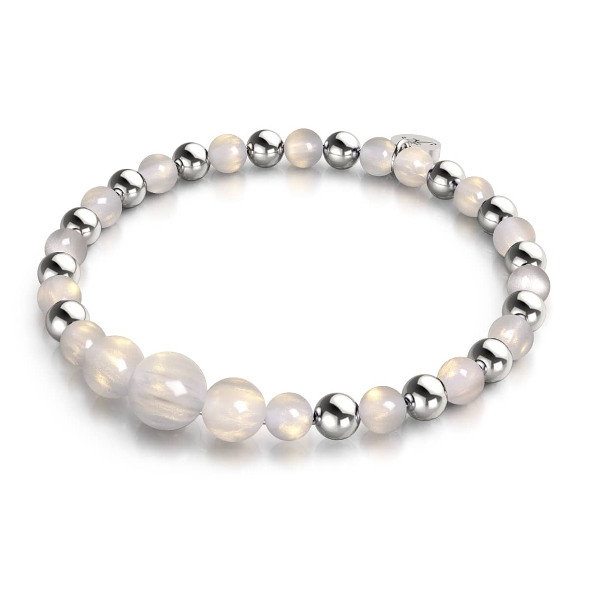 Bracelet Cascade Opale Nuage Satin | Dreamscape