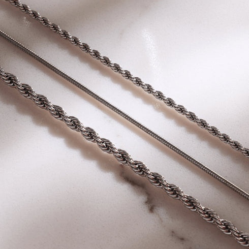 La chaîne de cheville tressée de luxe Hera |