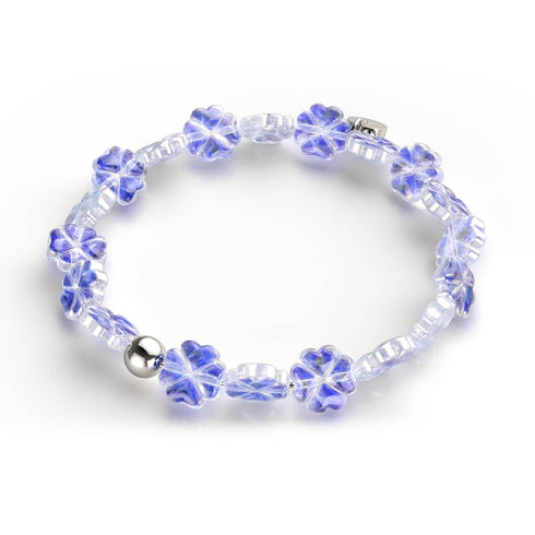 Trèfle arc-en-ciel | Bracelet en verre féerique