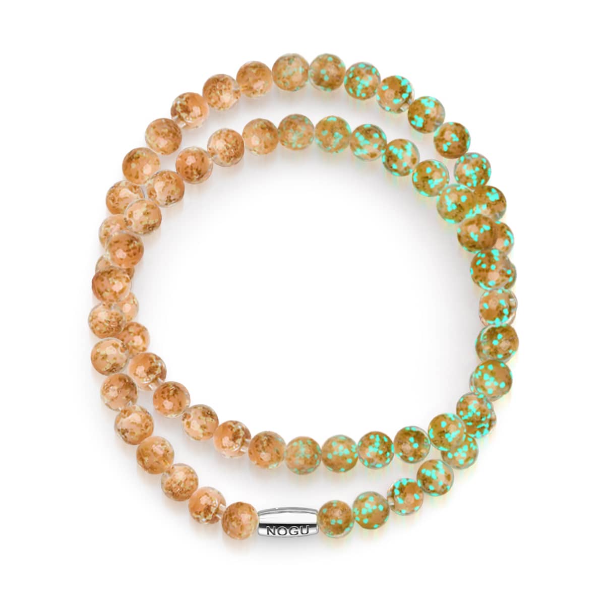 Apricot Sterling Silver Firefly Glass Wrap – NOGU Canada