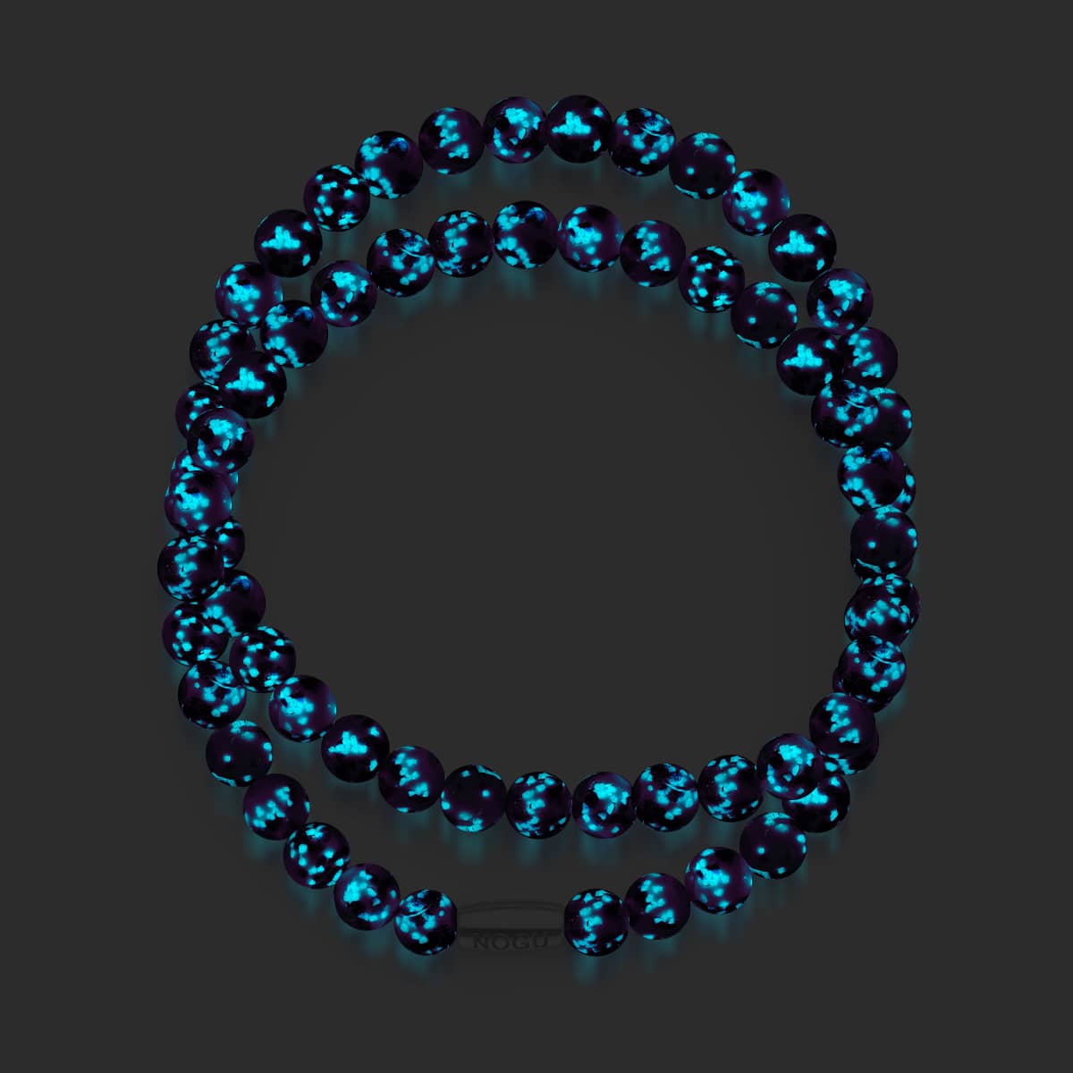 Byzance bleue | Argent sterling 925 | Enveloppe en verre Firefly