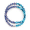 Byzance bleue | Argent sterling 925 | Enveloppe en verre Firefly