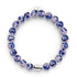 Blue Iris | .925 Sterling Silver | Firefly Glass Bracelet