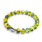 Bracelet en verre Firefly | Argent sterling 925 | Limoncello bleu