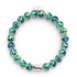 Blue Mint | .925 Sterling Silver | Firefly Glass Bracelet