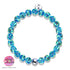 cobalt | Argent sterling .925 | Bracelet Verre Luciole